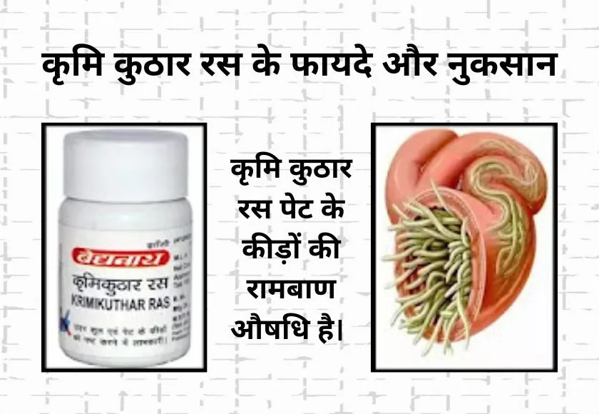 कृमि कुठार रस के फायदे, नुकसान और सेवन विधि | krimi kuthar ras uses in hindi